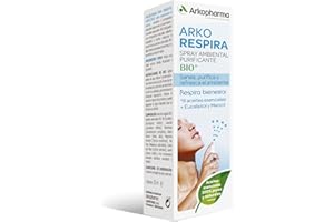 Arkopharma Arkorespira Spray Ambiental Purificante Bio 30ml, Sanea, Purifica Y Refresca El Ambiente, Con Aceites Esenciales, Eucaliptol Y Mentol