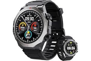 CILLSO Reloj Inteligente Hombre con Llamadas Bluetooth, 1.39" Smartwatch Hombre con Pulsómetro, Podómetro, Monitor de Sueño, 110+ Modos Deportivos SmartWatch, IP68 Impermeable Pulsera Actividad Android iOS