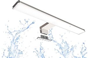 ‎TRANGO Trango Modern XXL IP44 LED Spiegelleuchte Produktlänge: 830 mm 2245 Badleuchte, Schminklicht, Badezimmer Schrankleuchte, Aufbauleuchte, Spiegelschrank Beleuchtung 3000K warmweiß