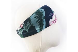 Lin's Liliana Sportowa opaska na czoło, opaska przeciwpotowa, elastyczna opaska na włosy, do biegania, wędrówek, jazdy na rowerze, na lato