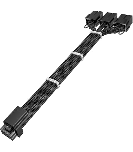 CableMod Pro ModMesh Prolunga cavo PCI-e (Peripheral Component Interconnect Express, interconnessione rapida di componente periferica) con connettore a 8 poli, 45 cm