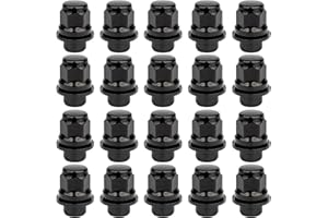 GAsupply M12x1.5 Wheel Nuts | 20PCS One-Piece Chrome OEM Style Mag Seat Lug Nuts | Replacement for Toyota Avalon Camry Corolla Highlander, Lexus Scion Mitsubishi Pontiac Factory Wheels
