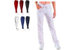 PETER'S ABITI DA LAVORO Pantalon de travail, pour cuisinier, cuisine, pizzaiolo, boulanger, infirmière, pâtissier, nourriture, unisexe, 100 % fabriqué en Italie
