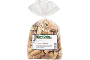 Kork-Deko Bouchon Liège usagé pour Déco Mariage Bricolage Créations, Lot de 50