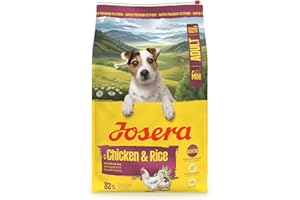 JOSERA Mini Adult Poulet & Riz (1 x 10 kg) | Nourriture sèche de qualité supérieure pour Chiens Adultes de Petites Races | avec biotine pour Peau et Pelage | Petites croquettes | Extra toléré | sans