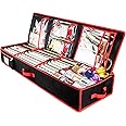 BRANTMAKER Wrapping Paper Storage Wrap fabric Storage Bag (102.9 * 35.5 * 15.2 cm) with Durable OxfordFabric, for Xmas Birthday Gift Wrapping Paper Roll Accessories (Without Fibre Rods)
