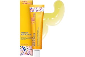 Good Molecules Yerba Mate Wake Up Eye Gel - Yerba Mate, Hyaluronic Acid & Caffeine to Moisturize, Minimize Puffiness & Swelling - Skin Care for the Face