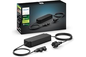 ‎PHILIPS HUE Philips Hue Outdoor Netzteil 100W, steuerbar via App, kompatibel mit Amazon Alexa (Echo, Echo Dot), wetterfest, schwarz
