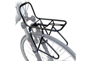 Dubbulon Porte Bagage Avant Velo, Porte-vélos Avant, Porte Bagages Vélo, Sacs Bagages pour Porte-Bagages Vélo, pour Porte Bagages Vélo pour Vélos Route, Vélo Montagne