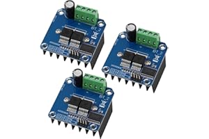 Heevhas BTS7960 43A Alte prestazioni Modulo driver motore passo-passo DC doppio Modulo driver motore scheda modulo driver da 5,5 V a 27 V per Smart Car (3 pezzi)