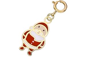 jewellerybox 9ct Gold Santa Claus Clip on Charm