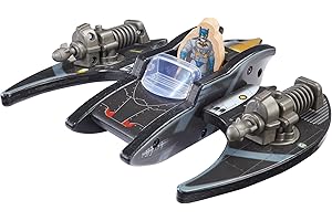 CHARACTER OPTIONS Batman Wooden Batwing, push along vehicle, imaginative play, preschool toys, fsc certified, sustainable toys, gift for 3-5 years old