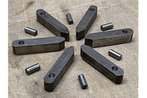 BRADO INDUSTRY SUPPLIES 6-Backen Niederdruck Schlauchpresse mobil & manuell - für Schlauch-Ø 6-38mm - Kraftstoffschlauch Hydraulikschlauch Pneumatik einfacher als hydraulische Presse (Ersatz Pressbacken-Set)