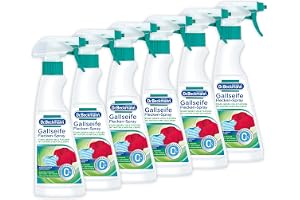 Dr. Beckmann Galltvål fläckspray, med äkta, naturlig galltvål, 6-pack (6 x 250 ml)