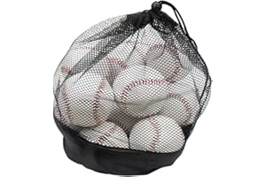 Lawei 12 Pièces Ballon de Baseball Sport Jeu dédié Balle Débutant Balles de Baseball Jeunesse pour Adultes Personnes âgées Joueurs Professionnels