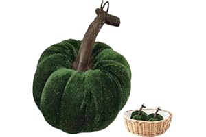 Voiakiu Calabazas Halloween Decoracion Otoño, Calabazas Decorativas Halloween Terciopelo, Verduras Artificiales Calabaza Decorar Festival Hogar