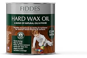 Fiddes Satin Finish Hard Wax Oil 250 ml, Clear
