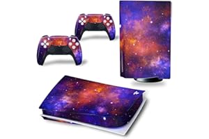 Wonhomke Himmel Design für PS5 PVC Aufkleber PS5 Skin Aufkleber Decal Vinyl Skins für PS5 Disk Edition Skin Aufkleber für PS5 Skins (PS5-007)