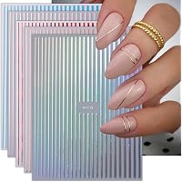 Dadabig 60 Rollen Nageldesign Streifen | 1 Mm X 20 M | 30 Farben Je 2 Rollen | Selbstklebend Für Nail Art