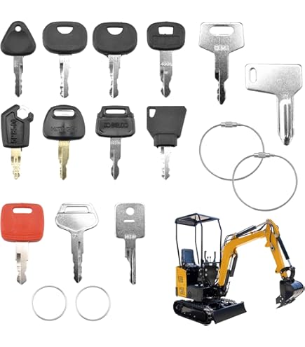 Chiavi Di Accensione Per Escavatori Takeuchi E Gehl - Ricambio H806 17001-00019, Confezione Da 10 - Foto 12