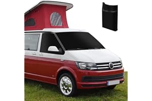 MaxEarn 600D Oxford Fabric Waterproof Windshield Cover for T4, Frost Protection Weatherproof Curtain Camping