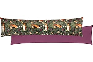 FURN. Furn Funda excluidora de Corrientes de Aire de Terciopelo Pineberry Forest - Multicolor - 20x92cm