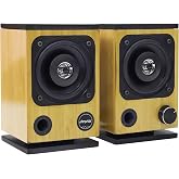 Uferphile Desktop Bambu Hi-Fi 100W Stereo Hoparl&ouml;r