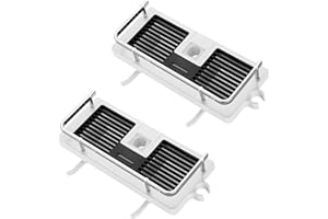 Hoomtaook Duschablage für Duschstange Dusche Caddy ohne Bohren Aufhängen Dusche Regale Zubehör Halterungen mit Zwei Haken und Duschkopfhaken Passend für [21mm-25mm] Schiene Kunststoff, 2 Stück Weiß