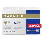 Vitafenix Magna P Magnezyum Complex - Malat Sitrat Glisinat Taurat ve B6 ile Gece G&uuml;nd&uuml;z Kaps&uuml;l Magnezyum Takviyesi