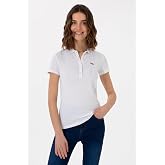 U.S. Polo Assn. Kadın Beyaz Tiş&ouml;rt Basic 50305764-VR013