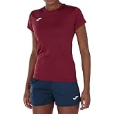 Joma Camiseta Deportiva Manga Corta Mujer, 6XS - 3XL - Mantiene Seco el Contacto con el Cuerpo, Ideal para Running o Gym - Co