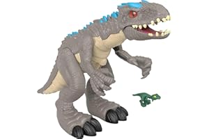 FISHER-PRICE IMAGINEXT Fisher-Price Jurassic World Gmr16 — Zestaw Dinozaurów Imaginext Z Procą Akcji indominus Rex Dinozaur w Wieku od 3 Lat