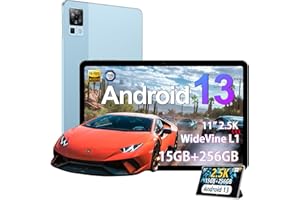 DOOGEE T30 Pro Tablet z systemem Android 13, tablet dotykowy 2,5K 11 cali, tablet 15 GB RAM + 256GB ROM (TF 2 TB) Helio G99, tablety Bateria 8580 mAh i szybkie ładowanie 33 W, kamery 20 MP, Hi-Res,