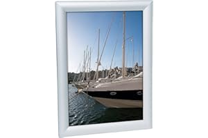 ‎DELIGHT DISPLAYS DELIGHT DISPLAYS® Klapprahmen Plakatrahmen Posterrahmen DIN A5 Gehrung 25 mm Profil Silber eloxiert aus Alu