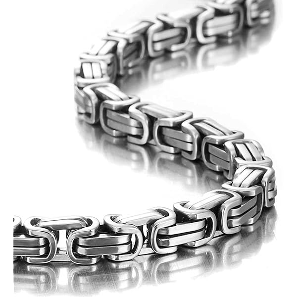 Kim Johanson® Roestvrij stalen koningsketting-armband voor heren