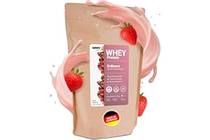 HCGCOACH.DE hCGC Slim Protein Spezial-Mix Erdbeere 800g | 21 Tage hCG-Stoffwechselkur | Glucomannan, Carnitin und Casein | 74% Protein auf 100g | natürlicher Geschmack | Ohne Zusätze | Sojafrei, Hormonfrei