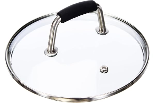GSW Stahlwaren GmbH Couvercle en Verre, Verre, Transparent, 16 cm