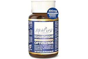 Ashwagandha Sensoril Estado Puro | Con 10% Withanólidos, Pimienta Negra y Vitamina B6 | Vegano, No-GMO | Cortisol Blocker & Detox - Disminuye Cortisol, Estrés y Ansiedad | 30 Cápsulas 1 Mes | TONGIL