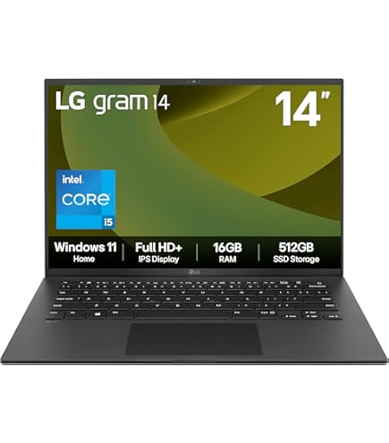 LG gram 14-Inch Lightweight Laptop Intel Evo Edition - Intel Core