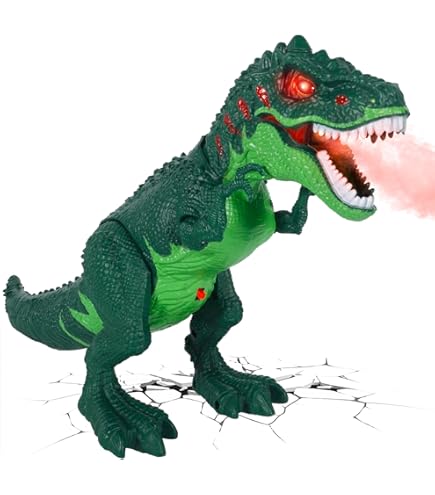 POPOYU Jouet Transporteur Dinosaures Tricératops Avec 8 Figurines - Camion De Transport Pour Enfants 3-8 Ans