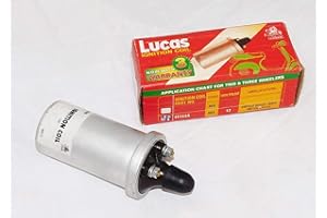 Enfield county Lucas 12 Volt Ignition Coil 45164A MA12 For Vintage Vespa Jawa Royal Enfield Bullet BSA Outer Dia 48 mm