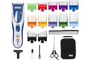 ‎WAHL Wahl 09649-016 ColorPro Cordless Haarschneidemaschine, Blau, Silber