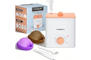 Menstrual Cup Sterilizer med 2 återanvändbara menstruationsskivor | Tampong, Pad Alternative, Period Cup Cleaner Steamer Kit för feminin hygienvård, Auto Off Boiling & Steaming -lägen