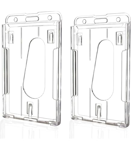 Dual Sided RFID Blocking Badge Holder With Retractable Carabiner Reel - SkimSAFE Protection