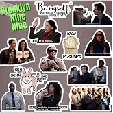 Ms Major Selection Brooklyn Nine Nine Sticker Seti 2 | Laptop Notebook Telefon Etiket Bullet Journal