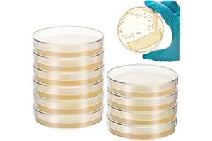 OUNONA Placas De Agar Preciputadas De 10 Piezas Kit De Ciencias Petri Placas Con Agar | Kit De Crecimiento Del Proyecto De La Feria De Ciencias Top Ciente