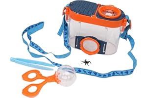 EGOSKY Lupenglas für Kinder, Wissenschaftliches Insekten Beobachtungsbox Forscherset Set, Natur Erkundung Lupenbecher für Jungen und Mädchen