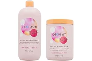 Inebrya Ice Cream Keratin Shampoo 1000 + Keratin Maschera 1000