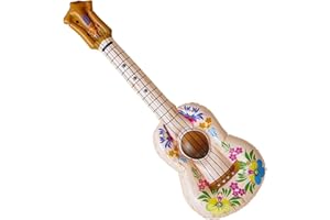 W WIDMANN MILANO PARTY FASHION Widmann 0512H - Hula Chitarra Gonfiabile, Lunghezza 105 cm