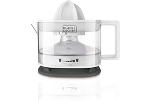 BLACK+DECKER Presse agrumes électrique, Blanc, 25W